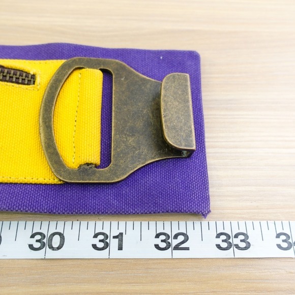 Colorblock Cinch Waist Belt Womens S MARC JACOBS‎ Blue Yellow Canvas Grunge Edgy main image 6